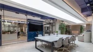 office meeting room stretch ceiling installation bangkok